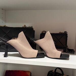 Elegant Beige Women's Heels